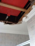 image of a damaged ceiling
