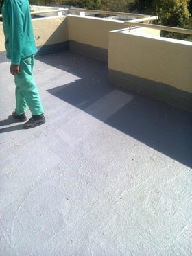 photo of a roof building after repair
